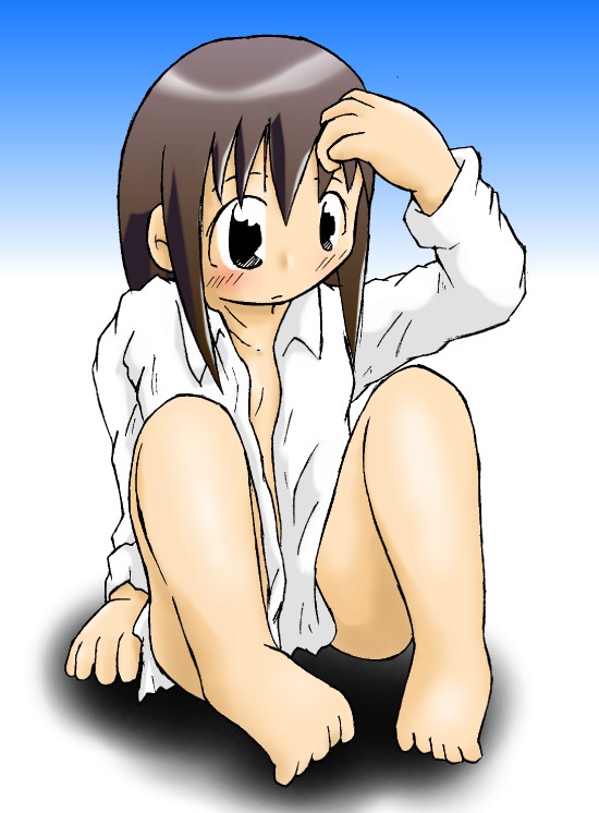 裸ワイシャツあーさん